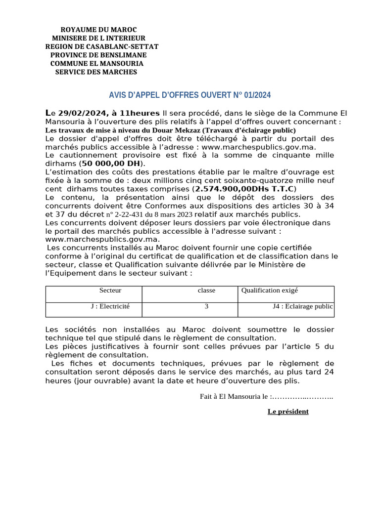 Avis FR E.P | PDF
