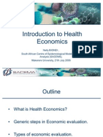 Intro To Health Economics