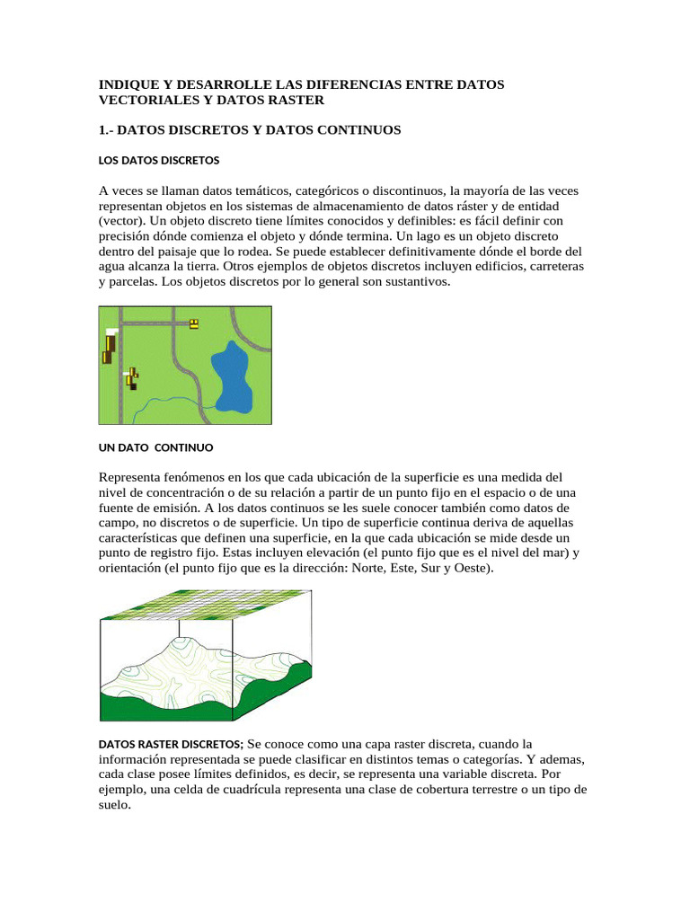 Diferencias entre Datos Discretos y Continuos | PDF | Sistema de ...