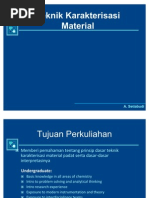 Download Bab 1 Pengantar Karakterisasi Material by Nuky Dwifirly Pratiwi Arhatha SN77159486 doc pdf