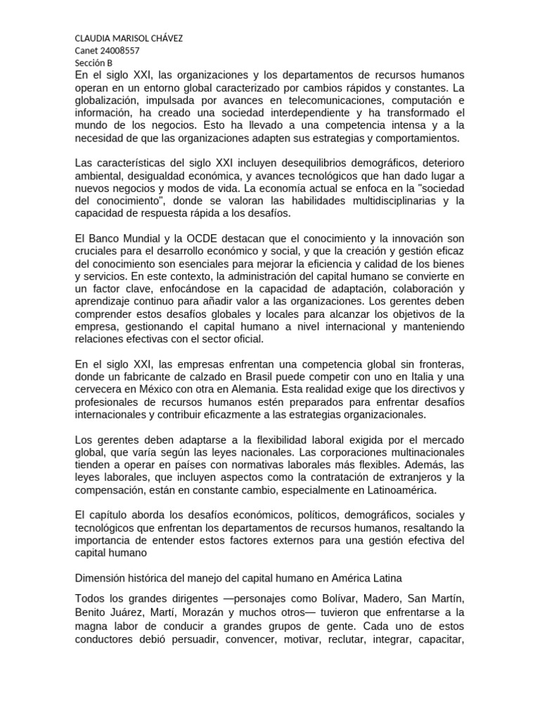 Resumen de Capitulo 2 y 3 | PDF