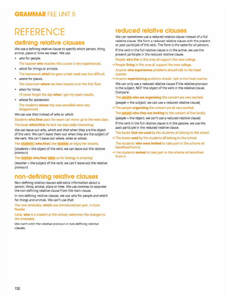 Relative Clauses | PDF