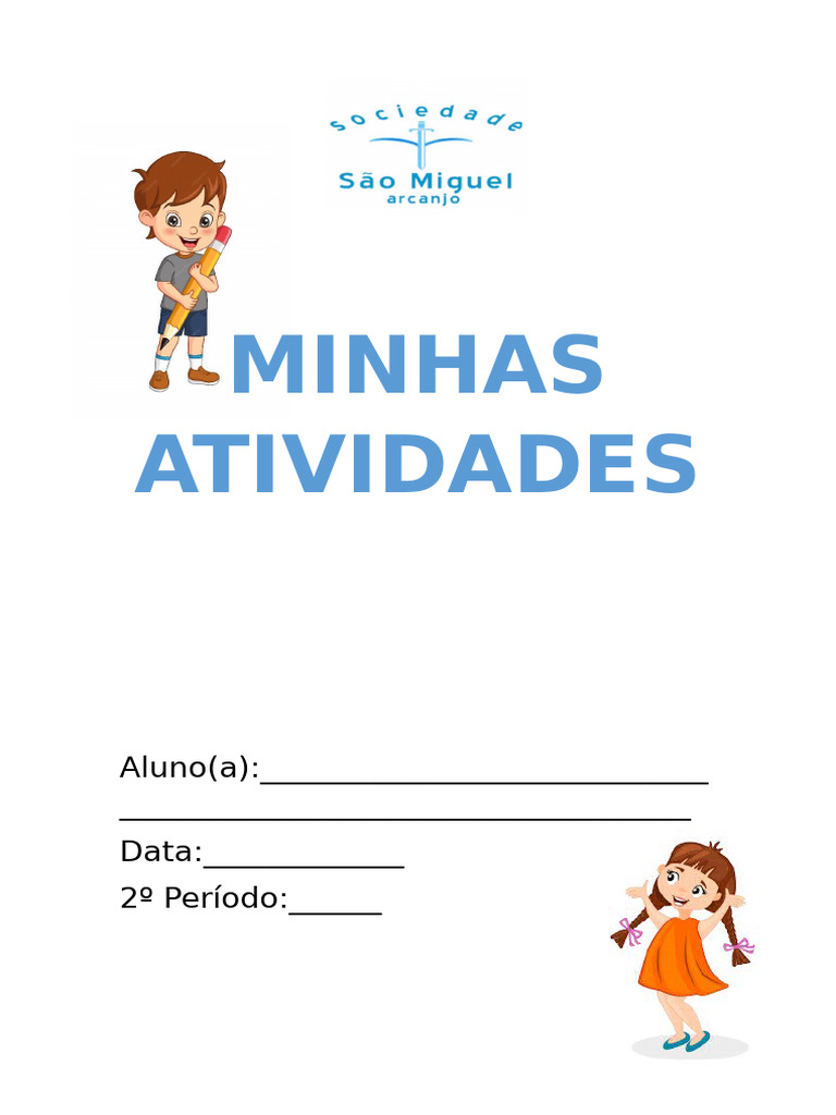 MINHAS ATIVIDADES - Capa | PDF