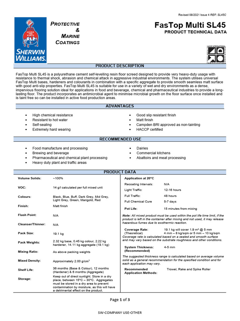 FasTop SL45 (ENG) | PDF