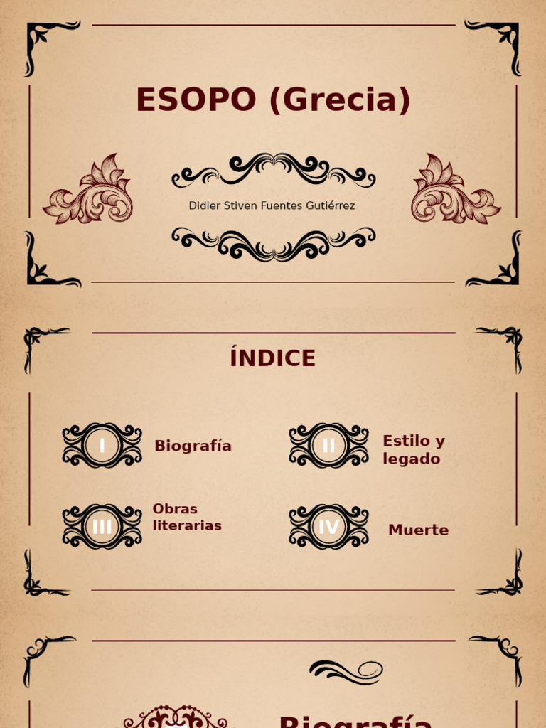 ESOPO (Grecia) | PDF