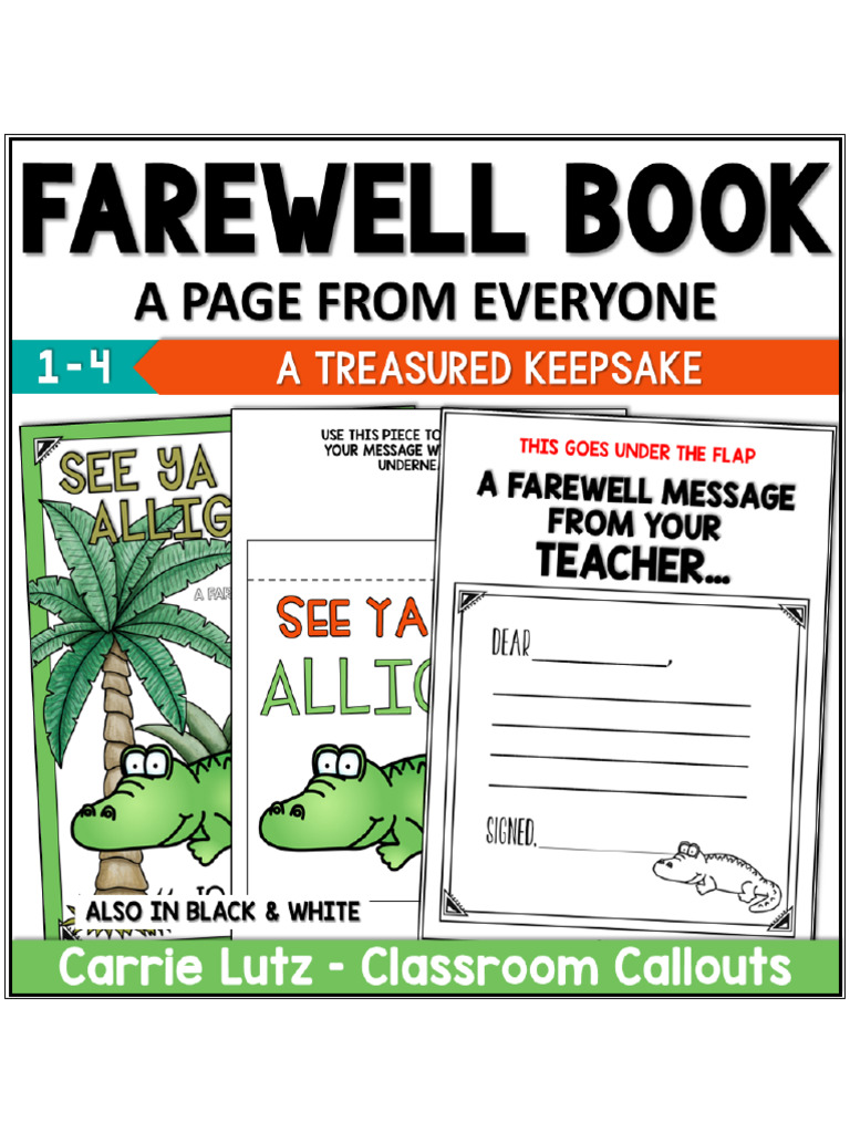 TheGoodbyeBookFarewellBookStudentMovingAway-1 10 | PDF
