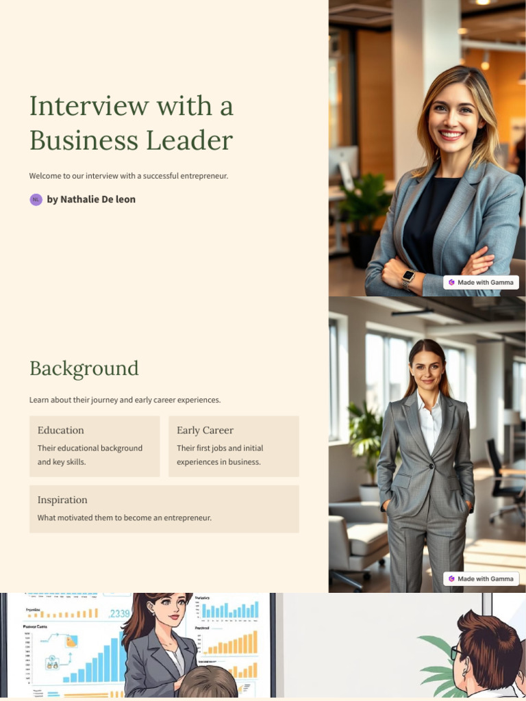 Interview With A Business Leader | PDF