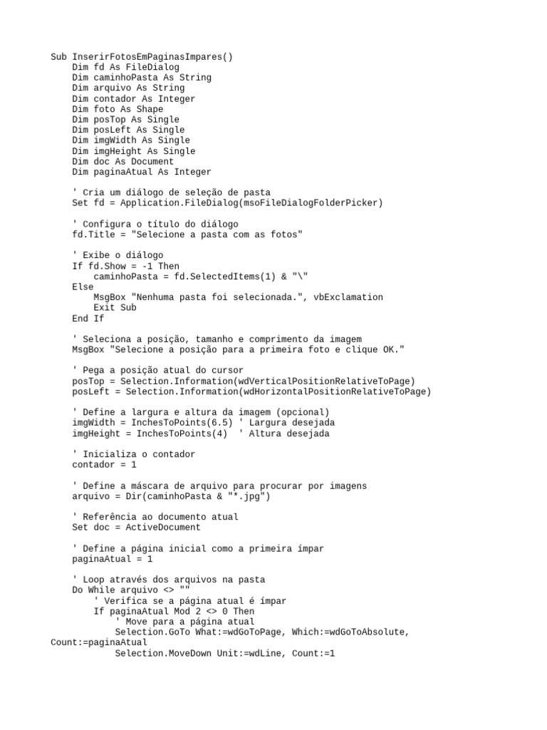 Codigo para importar foto para os boletos pdf