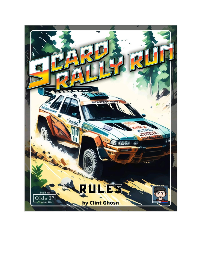 9 Card Rally Run - Regras PT-BR | PDF