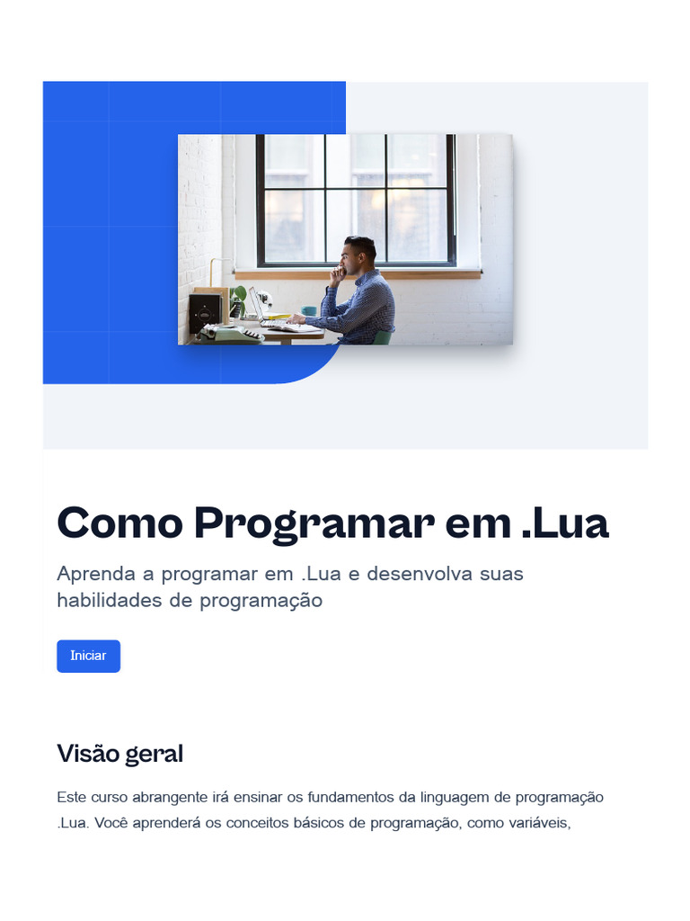 Curso Programacao LUA Gerado Por IA | PDF