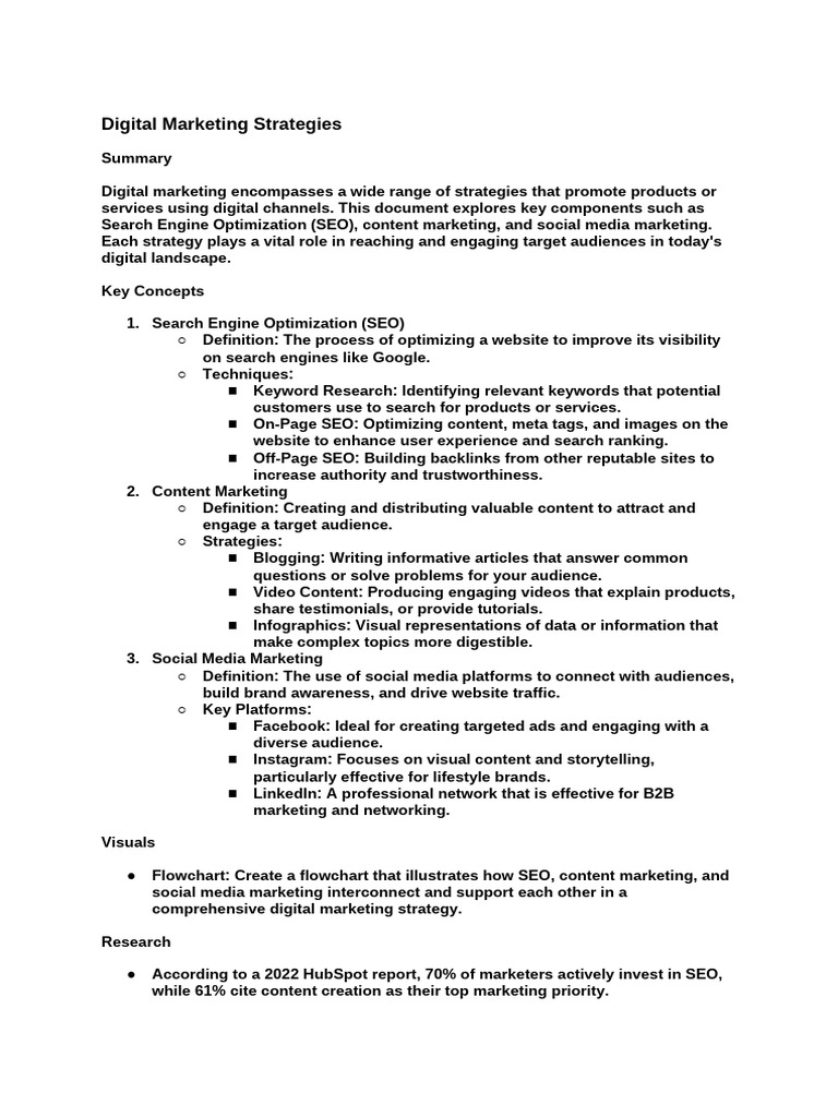 Digital Marketing Strategies | PDF