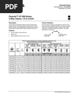 Siemens Flowrite Vf599 Series 3way Valve