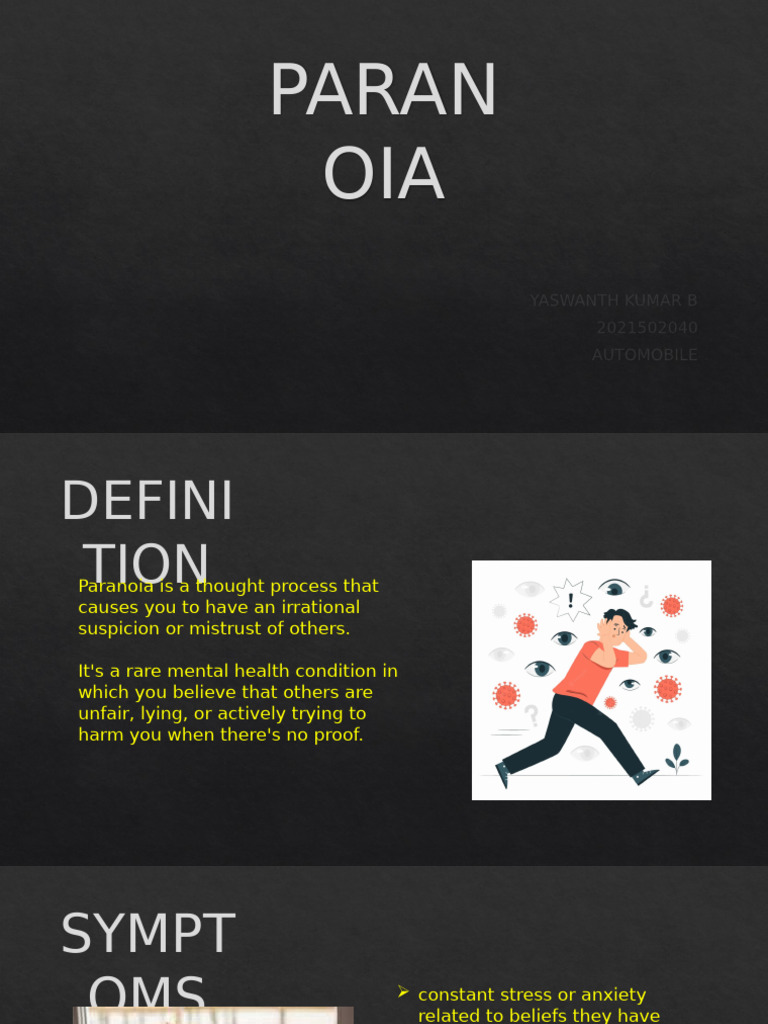 Paranoia | PDF