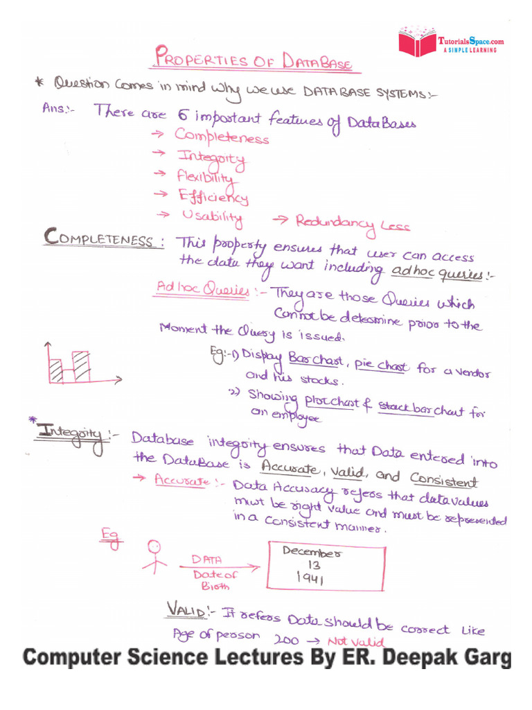 02 properties of database part 1 dbms tutorials pdf