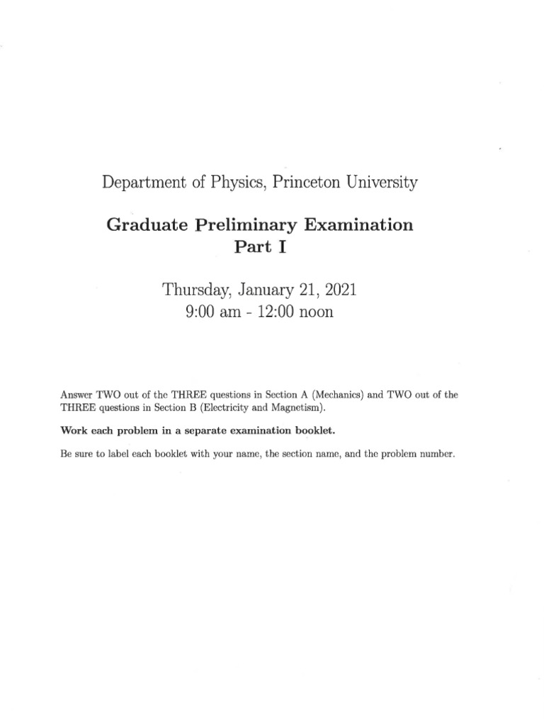 Jan 2021 Prelim | PDF