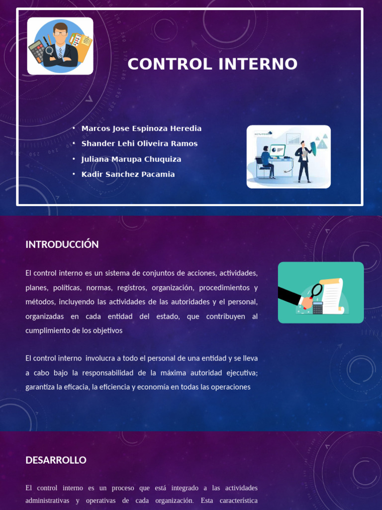 Control Interno Grupo 7 | PDF