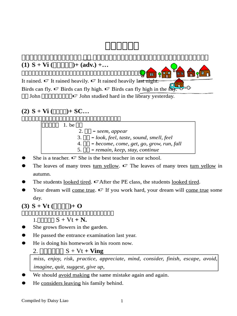5大基本句型 | PDF