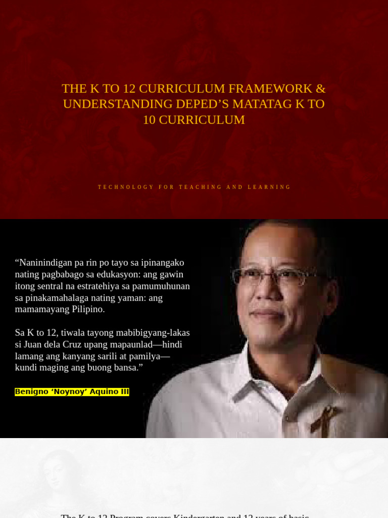 1-Introduction - The K To 12 Curriculum Framework | PDF
