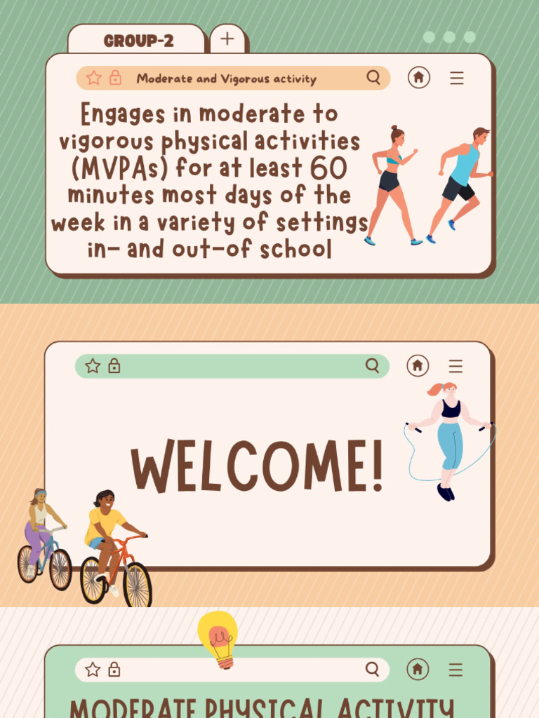 P.E Reporting Group 2 Moderate and Vigorous Activity | PDF