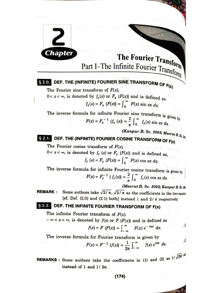 Fourier transform pdf