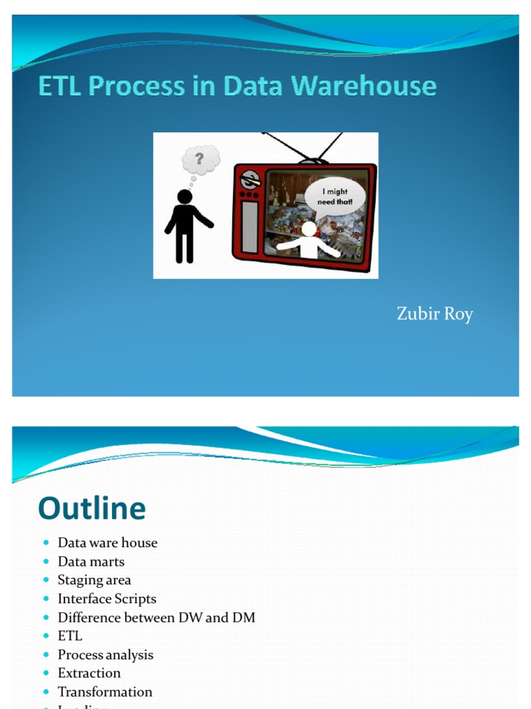 ETL | PDF | Data Warehouse | Xml