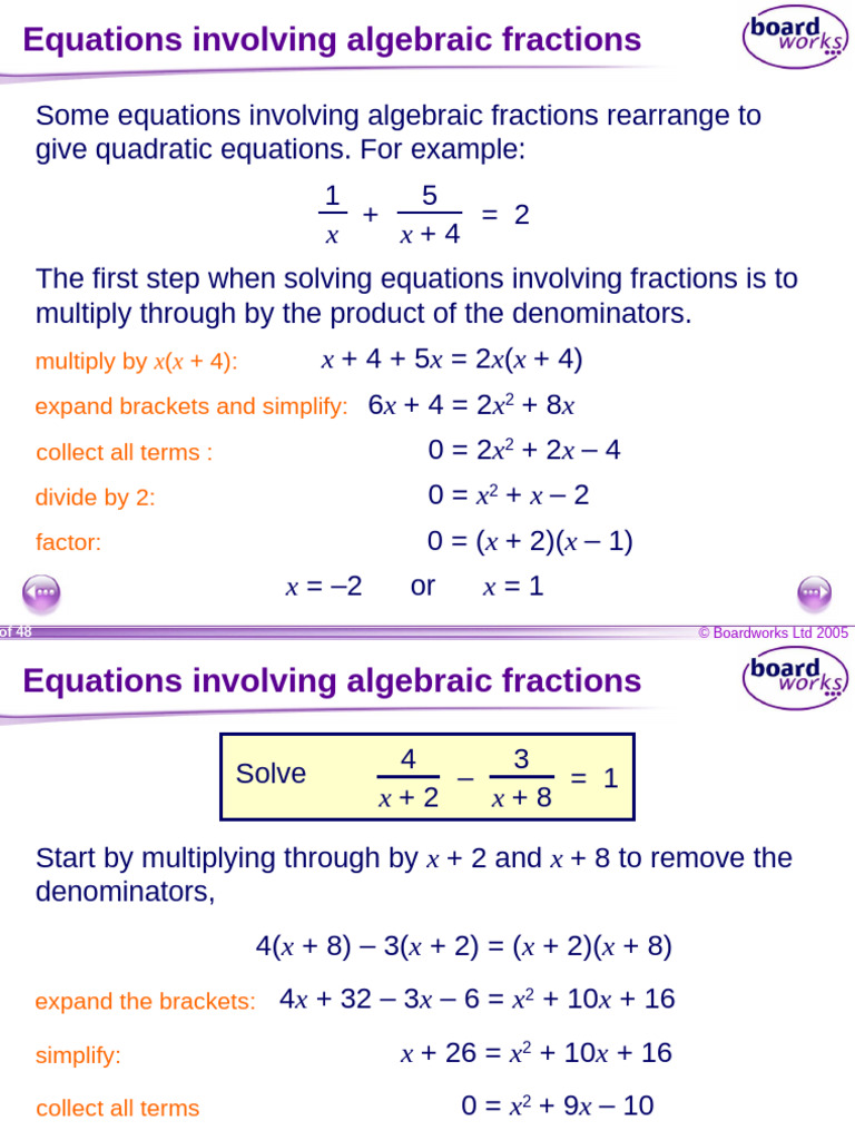 Solving Quadratic Equations | PDF