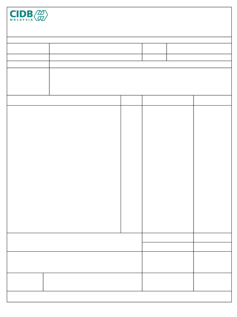 Receipt Cidb | PDF