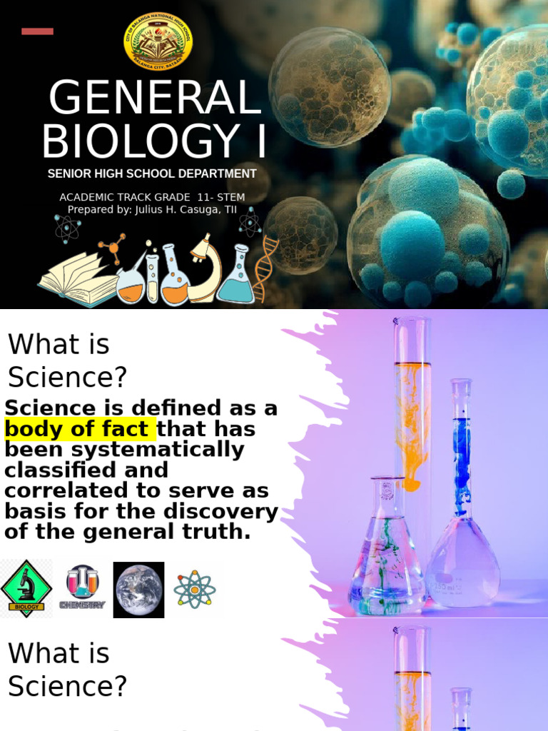 Gen Bio Lesson 1 CELL THEORY Sir Julius | PDF