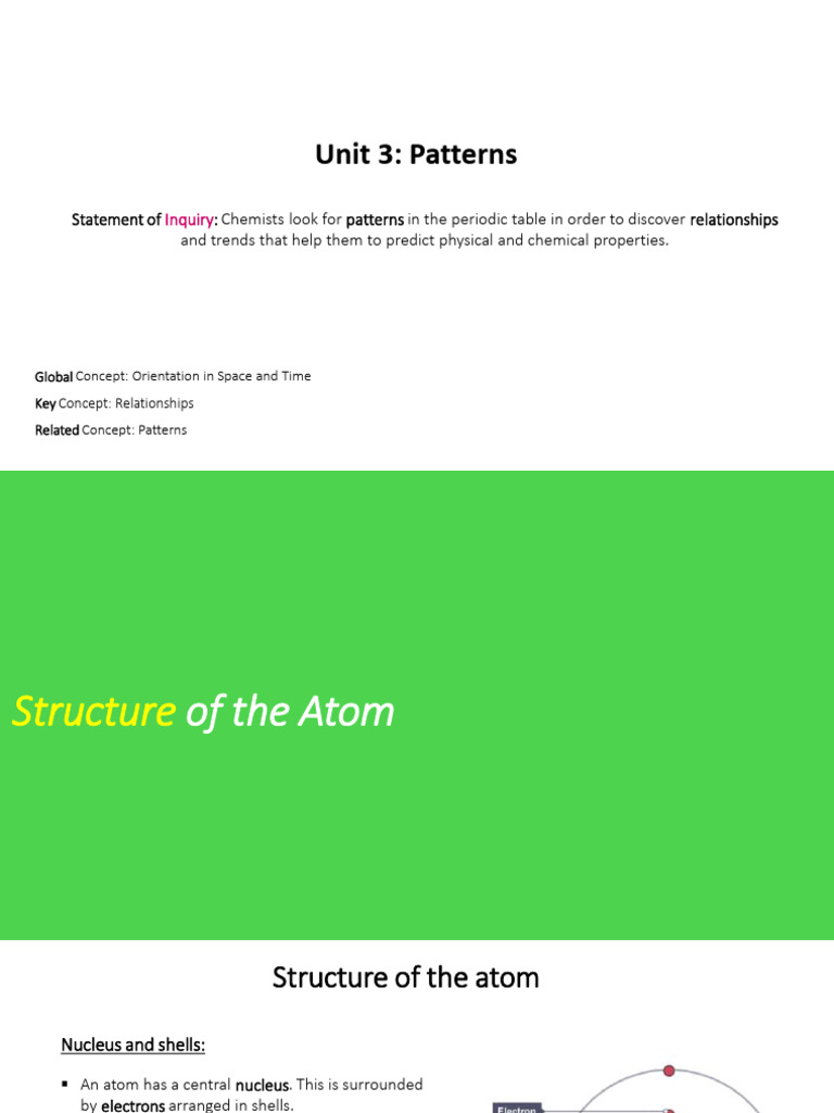 Unit 3 - Patterns 22-23 | PDF