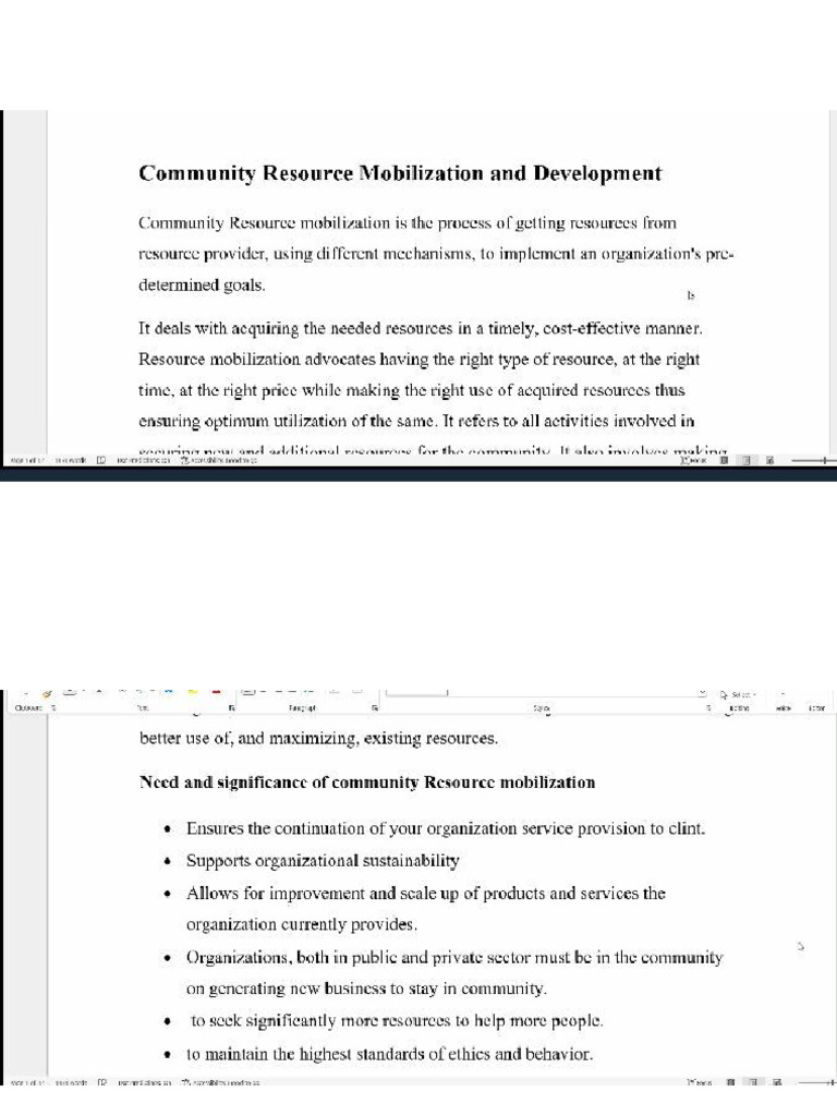 Community Mobilasation | PDF