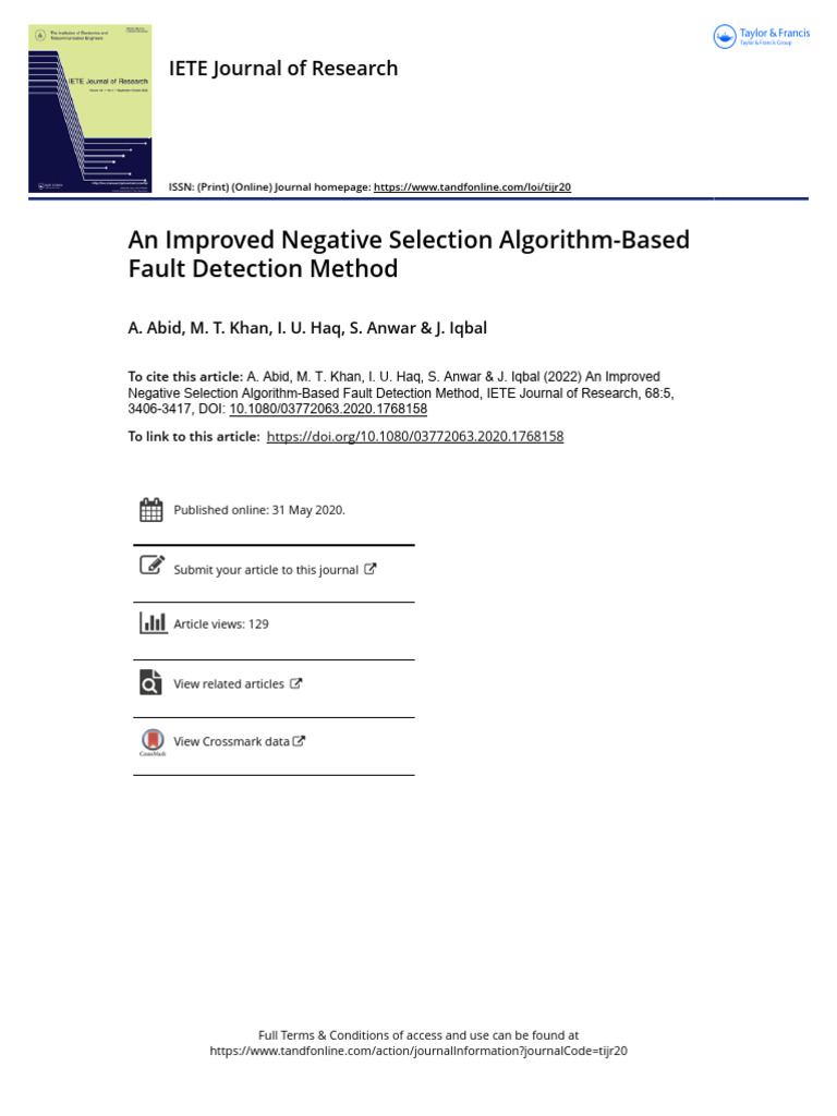 Paper 30 An Improved Negative Selection Algorithm-Based Fault Detection ...