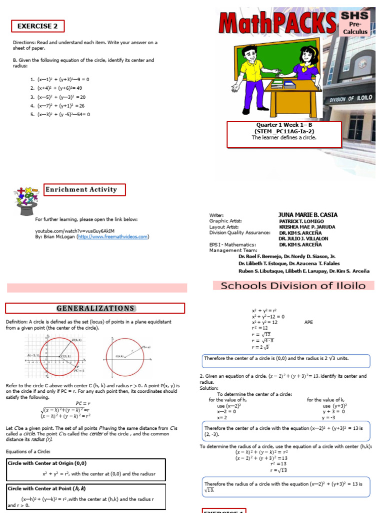 Math11 Pre Cal Q1WK1 BCD Finalanswer Key | PDF
