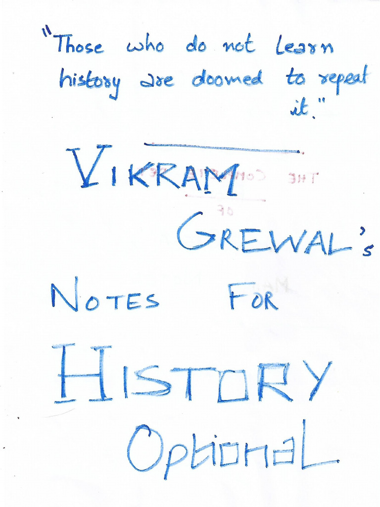 Medieval India History Notes By Vikram Grewal Pdf