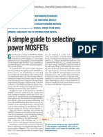 A Simple Guide to Selecting Power Mosfets