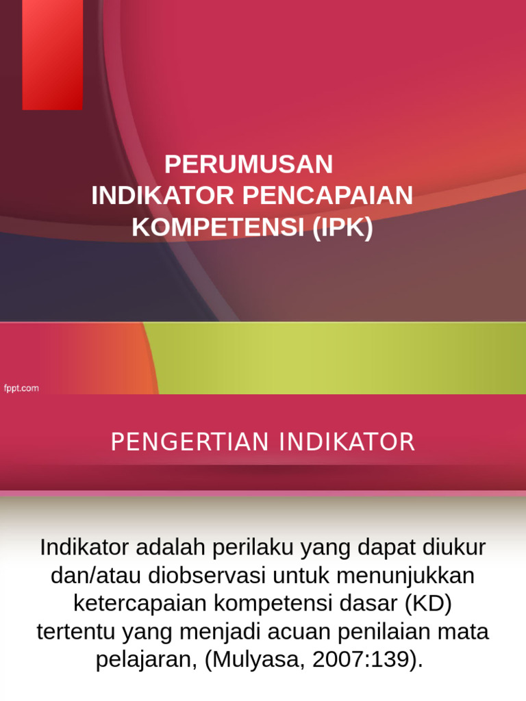 Perumusan Indikator | PDF