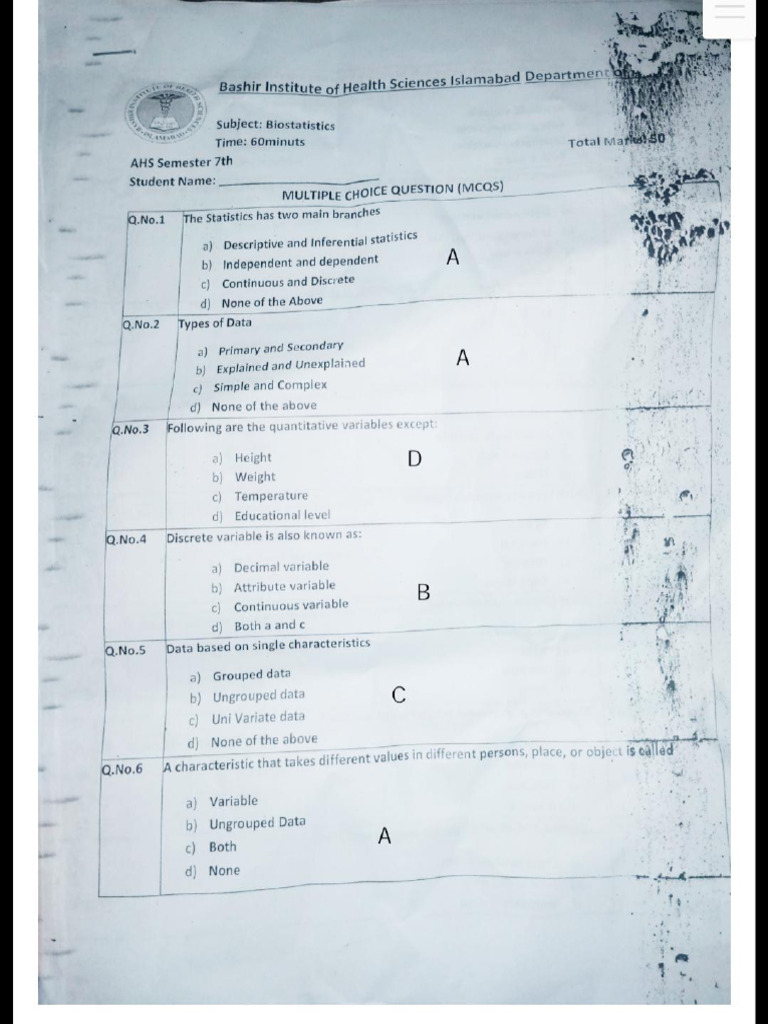 Biostate Fahad 6 | PDF