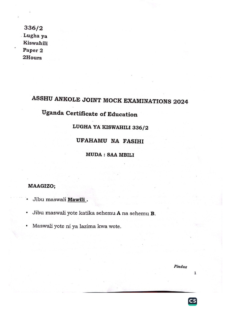 asshu-kiswahili-2-mock-2024-pdf