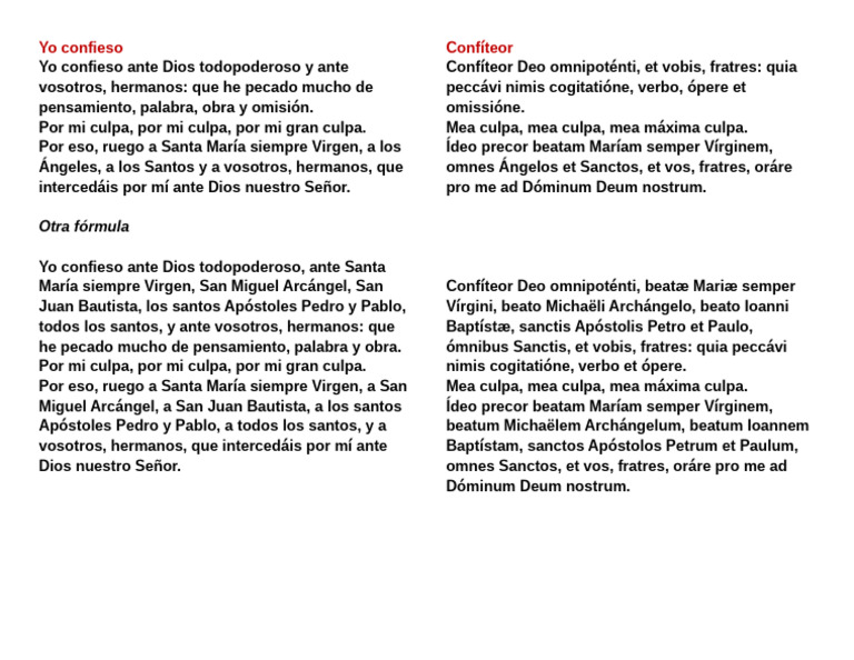 Yo Confieso | PDF