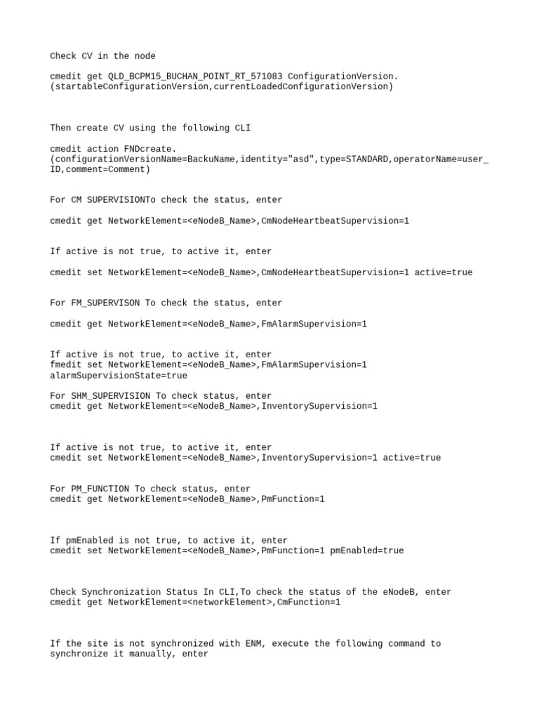 Enmcmd | PDF