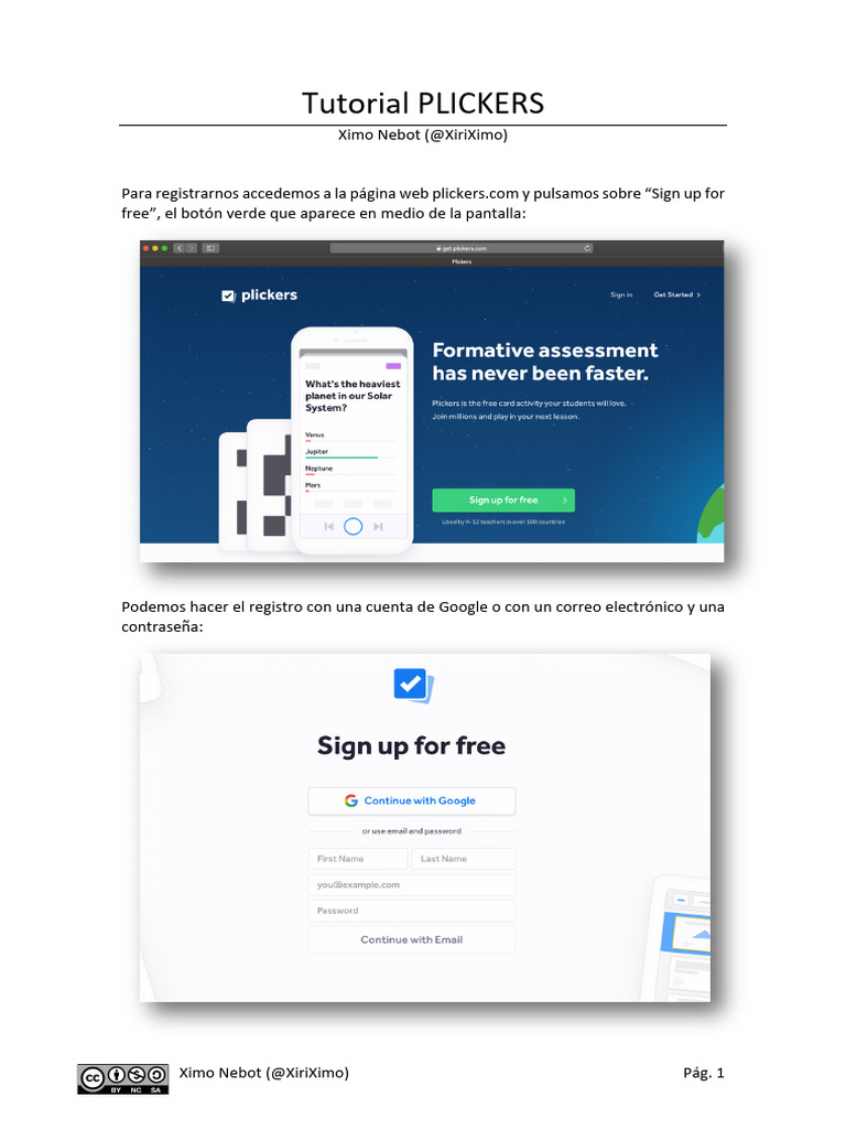Tutorial Plickers | PDF