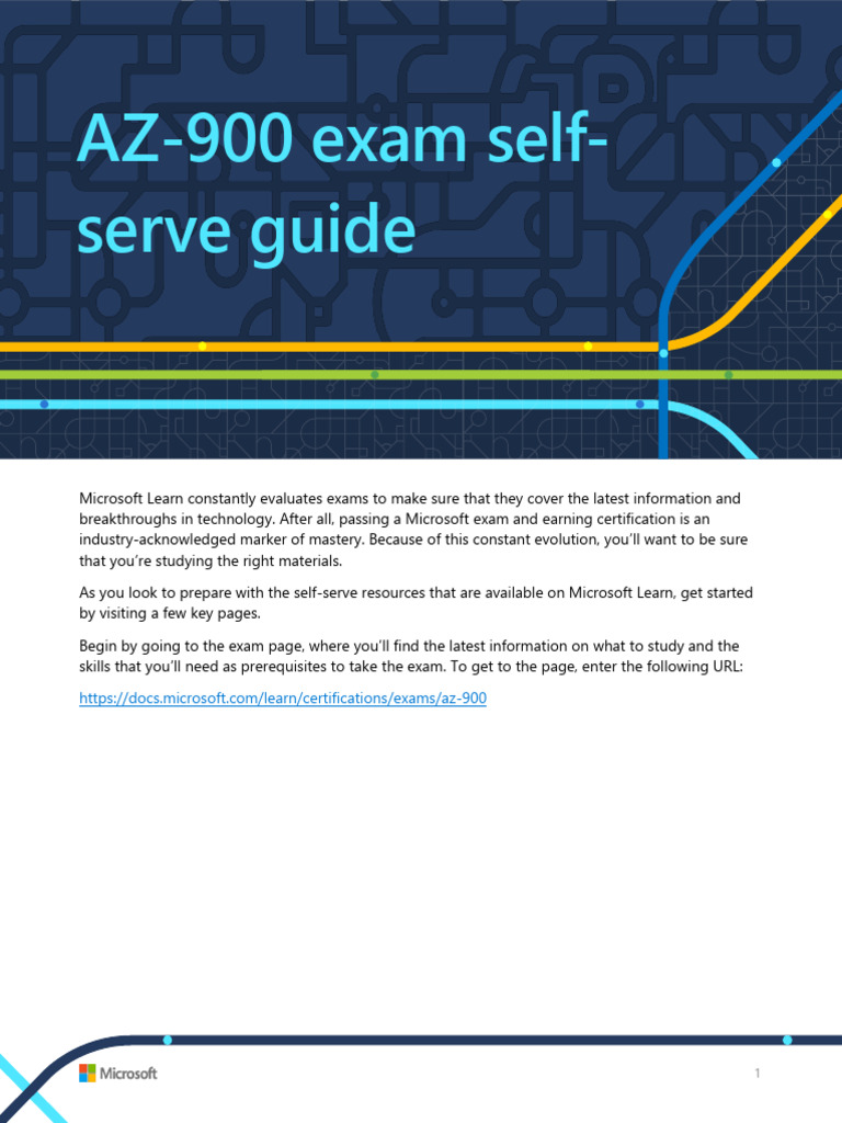 AZ-900 Exam Self-Serve Guide | PDF