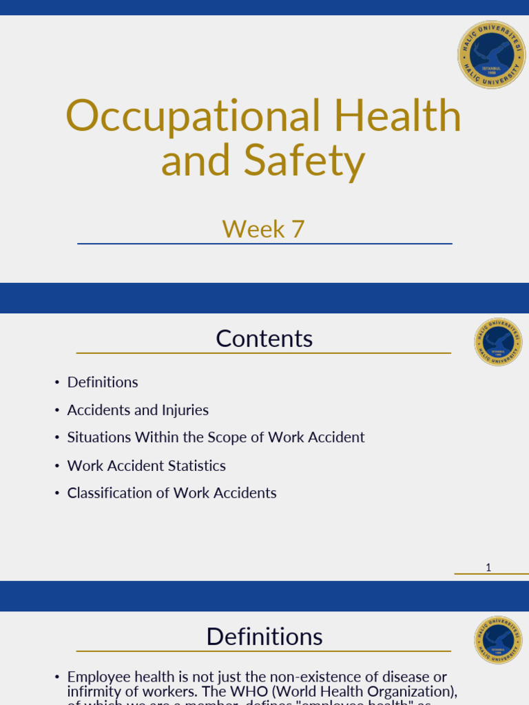 Occupational Health and Safety 7 | PDF