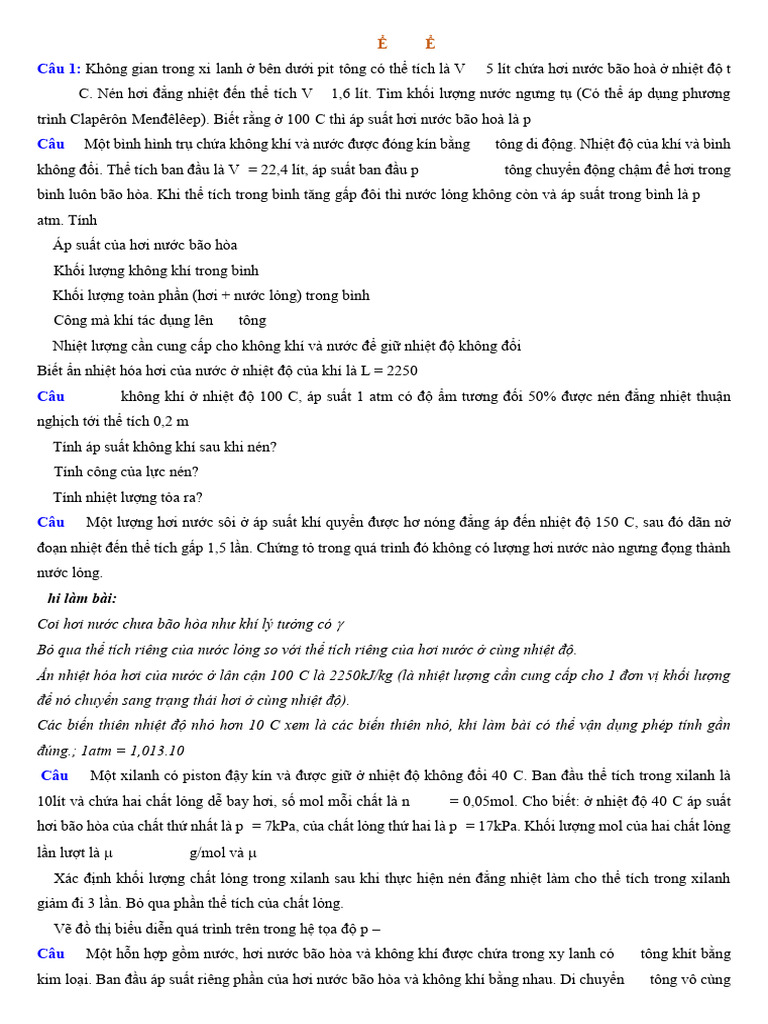 Chuyen The HS | PDF