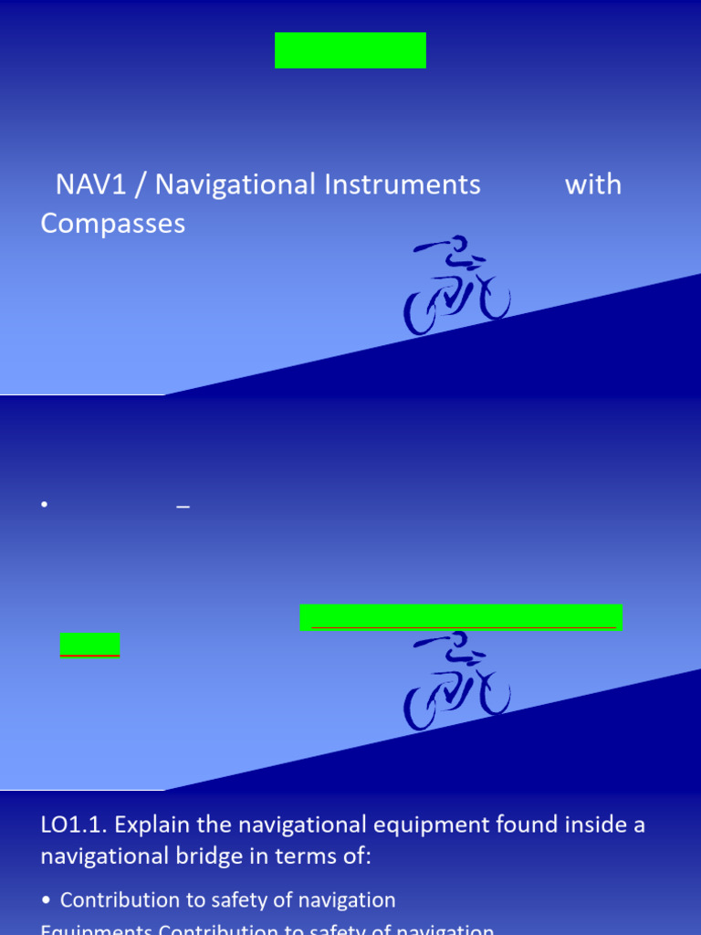 Electronic Navigation Equipment and their functions | PDF