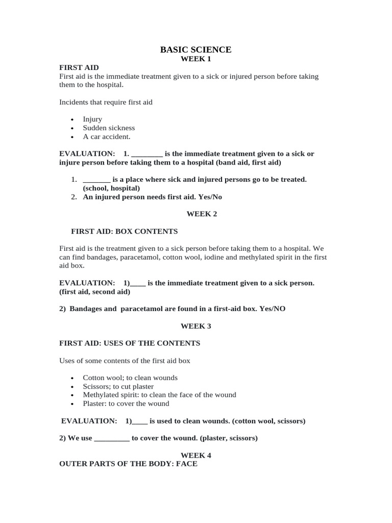 Nursery 2 First Term Lesson Notes | PDF | Manure | Science & Mathematics