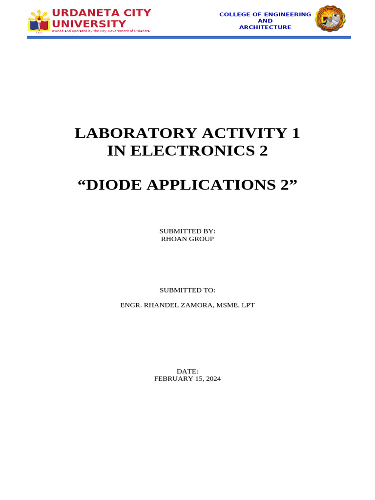 Diode Applications 2 | PDF