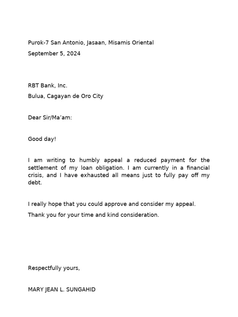 Condonation Letter | PDF