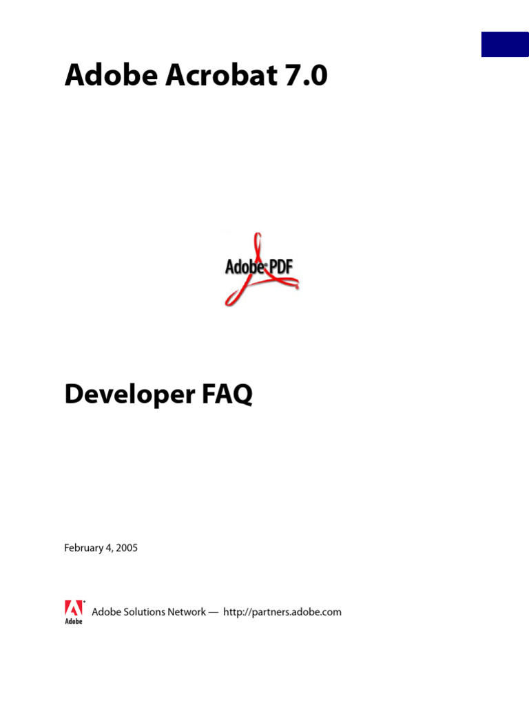 Developer FAQ | PDF