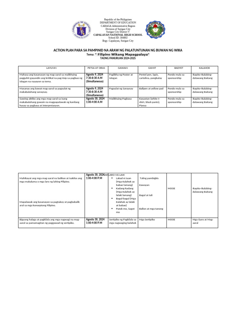 Action Plan | PDF