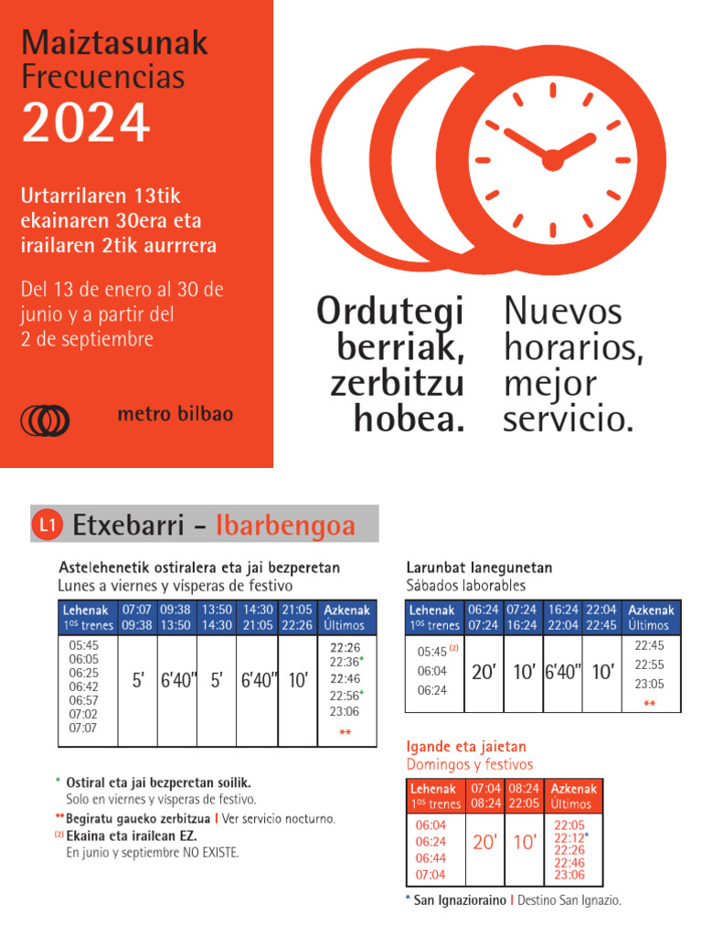 Horarios De Metro Pcs
